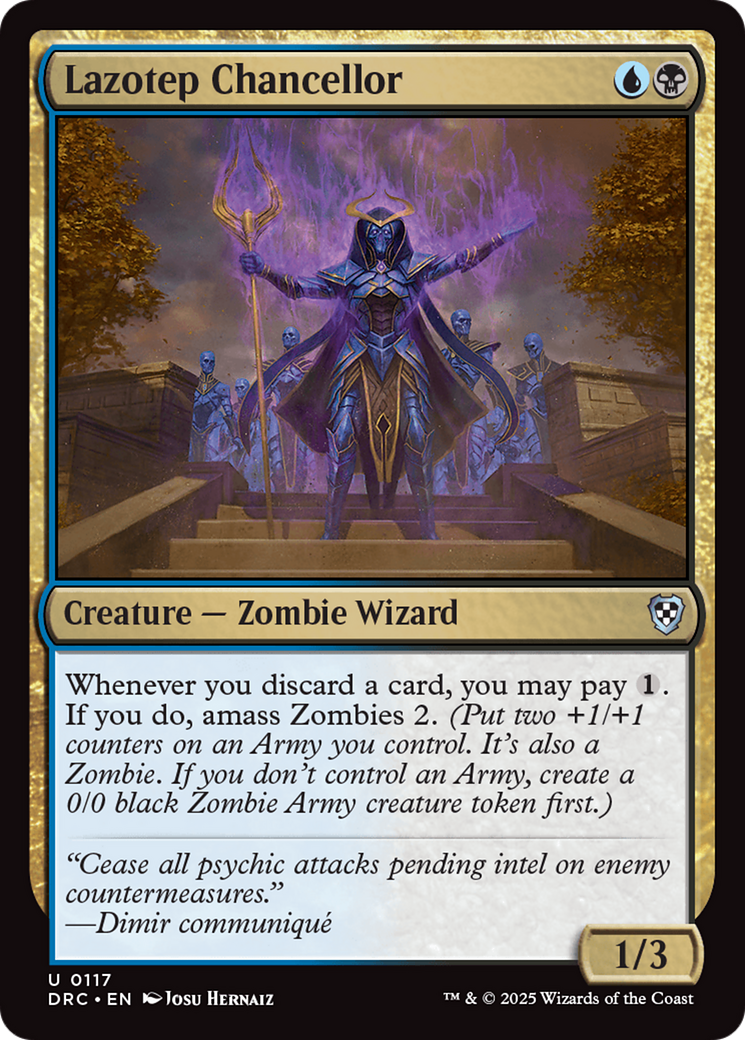 Lazotep Chancellor [Aetherdrift Commander] | Jomio and Rueliete's Cards and Comics