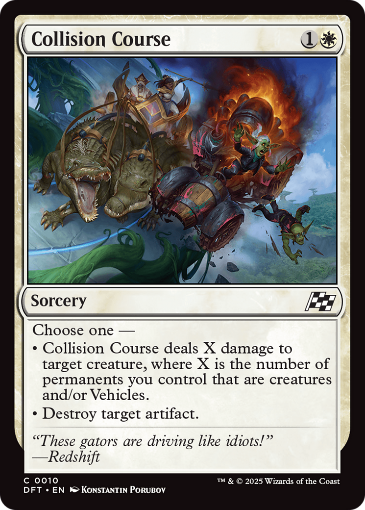Collision Course [Aetherdrift] | Jomio and Rueliete's Cards and Comics