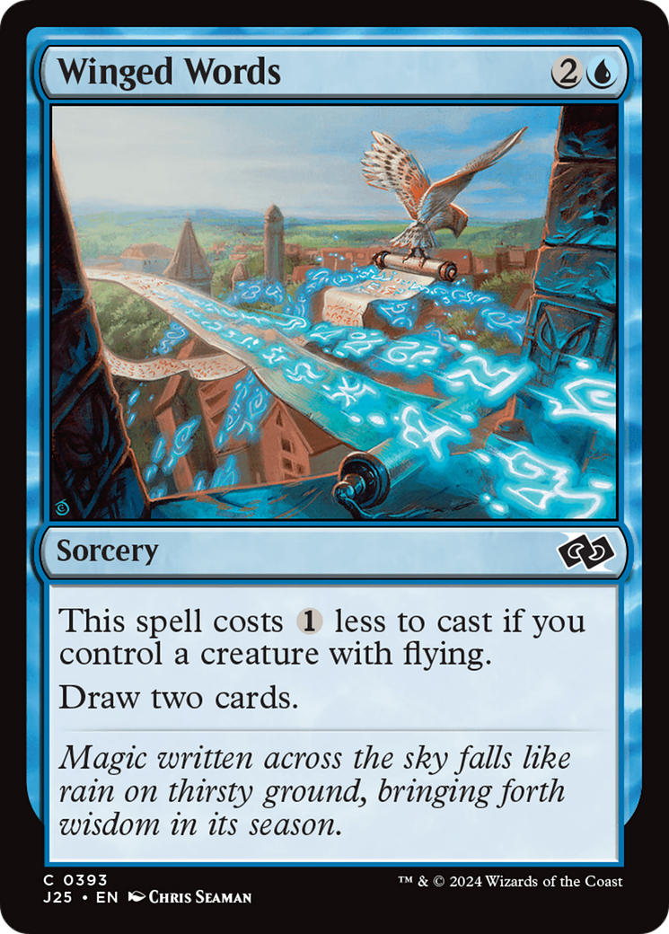 Winged Words [Foundations Jumpstart] | Jomio and Rueliete's Cards and Comics