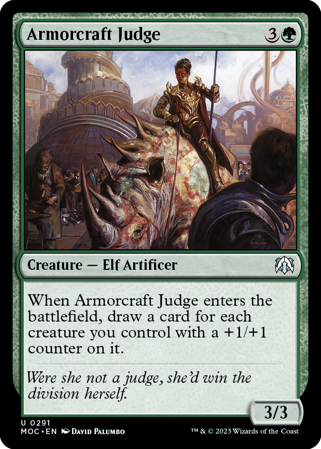 Armorcraft Judge [March of the Machine Commander] | Jomio and Rueliete's Cards and Comics