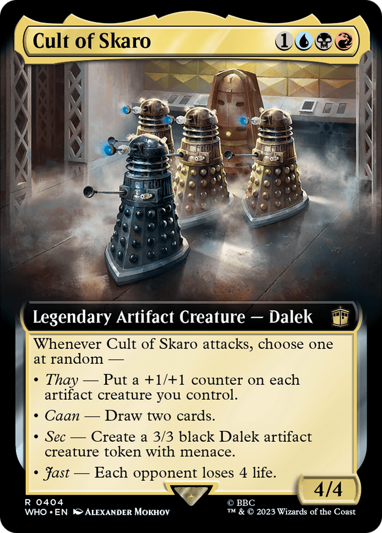 Cult of Skaro (Extended Art) [Doctor Who] | Jomio and Rueliete's Cards and Comics