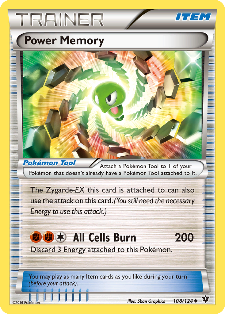 Power Memory (108/124) [XY: Fates Collide] | Jomio and Rueliete's Cards and Comics