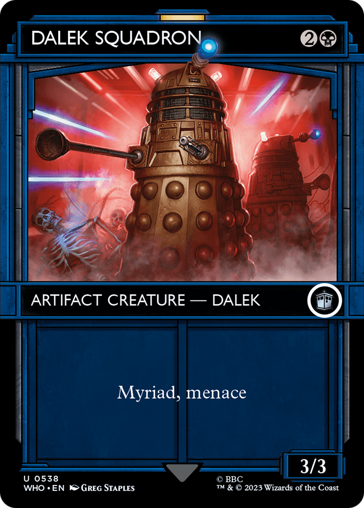 Dalek Squadron (Showcase) [Doctor Who] | Jomio and Rueliete's Cards and Comics