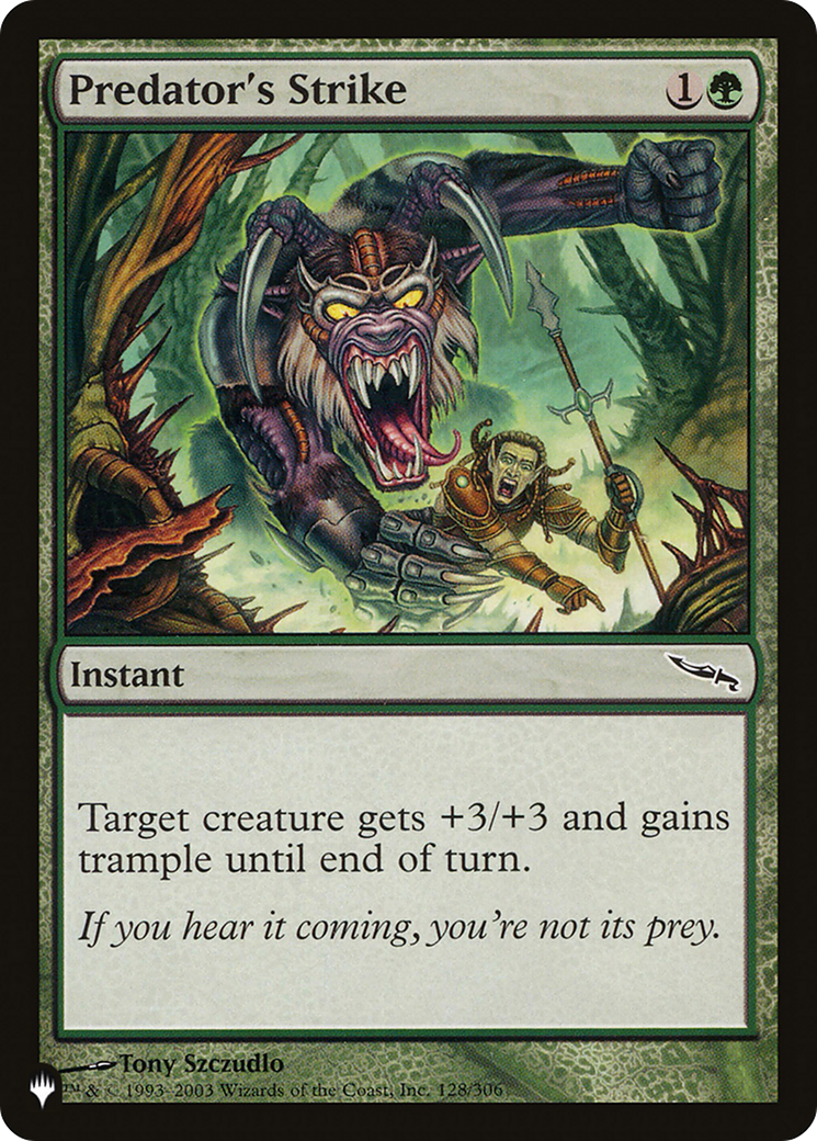 Predator's Strike [The List] | Jomio and Rueliete's Cards and Comics