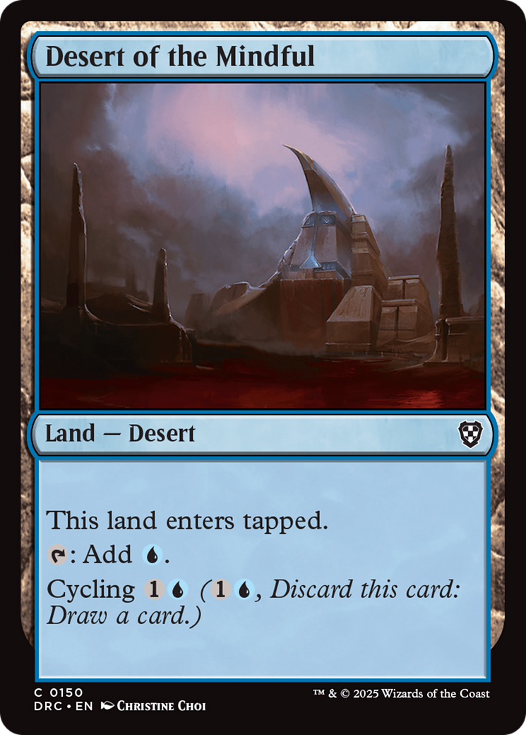 Desert of the Mindful [Aetherdrift Commander] | Jomio and Rueliete's Cards and Comics