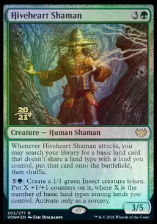Hiveheart Shaman [Innistrad: Crimson Vow Prerelease Promos] | Jomio and Rueliete's Cards and Comics