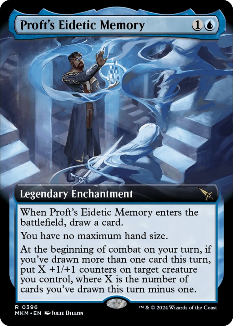 Proft's Eidetic Memory (Extended Art) [Murders at Karlov Manor] | Jomio and Rueliete's Cards and Comics