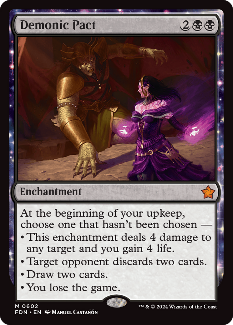Demonic Pact [Foundations] | Jomio and Rueliete's Cards and Comics