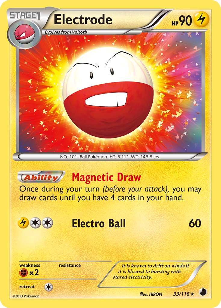 Electrode (33/116) (Theme Deck Exclusive) [Black & White: Plasma Freeze] | Jomio and Rueliete's Cards and Comics
