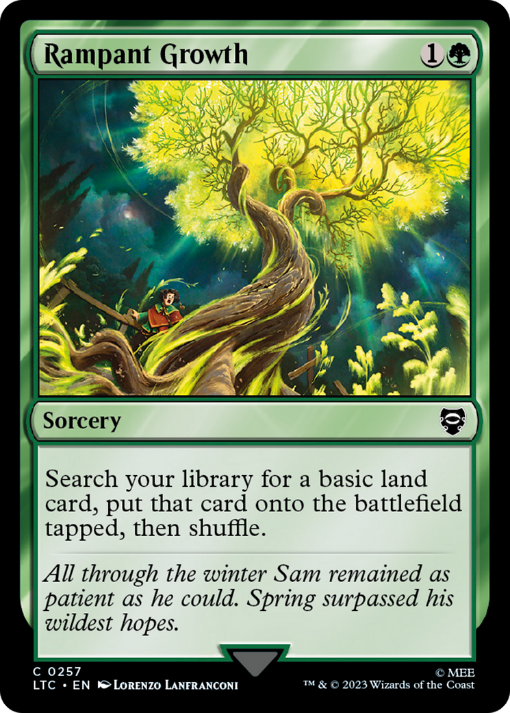 Rampant Growth [The Lord of the Rings: Tales of Middle-Earth Commander] | Jomio and Rueliete's Cards and Comics
