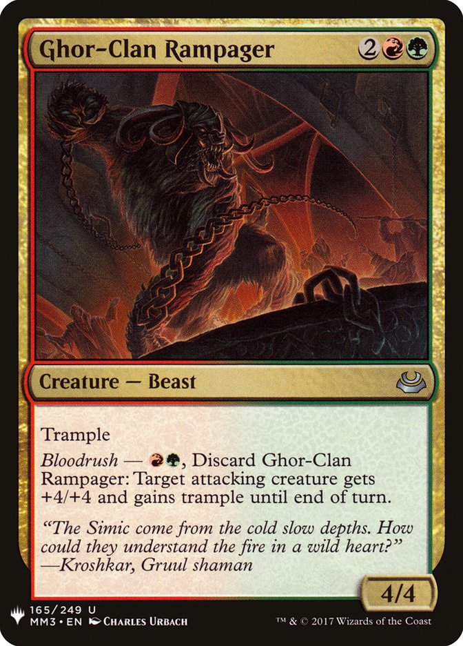 Ghor-Clan Rampager [Mystery Booster] | Jomio and Rueliete's Cards and Comics