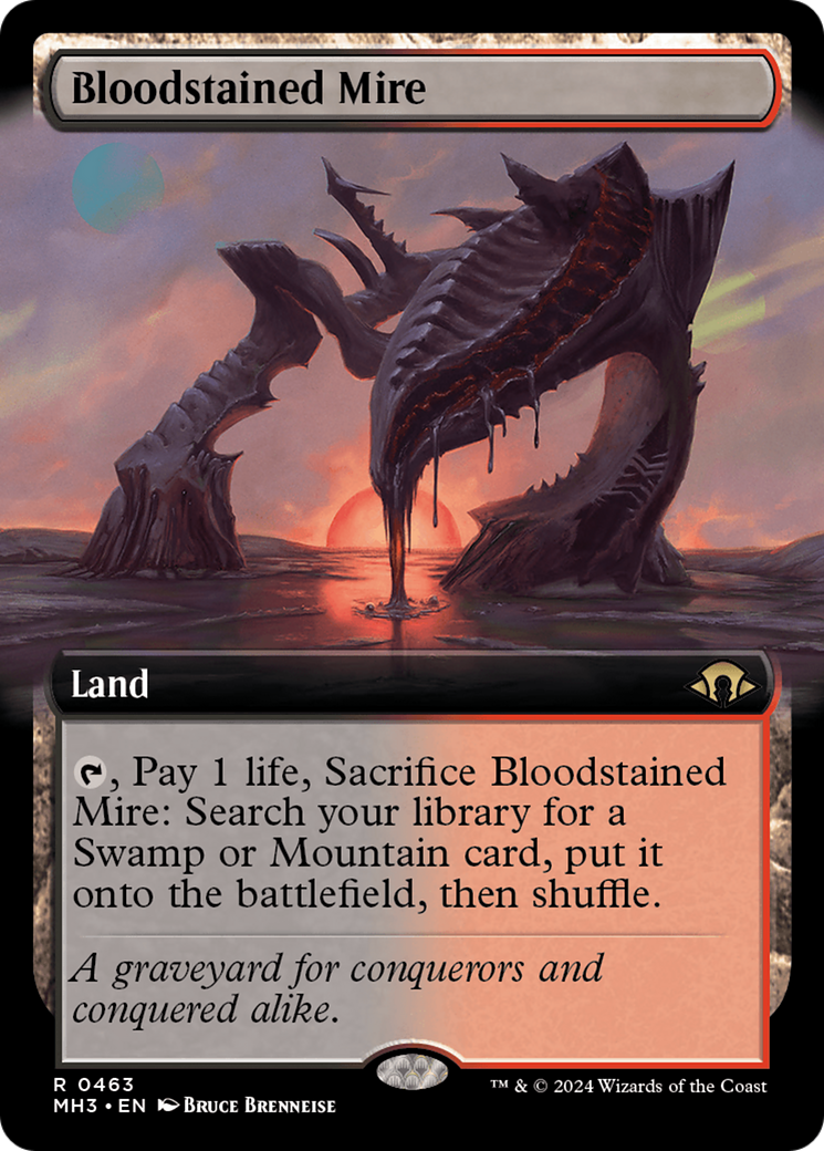 Bloodstained Mire (Extended Art) [Modern Horizons 3] | Jomio and Rueliete's Cards and Comics
