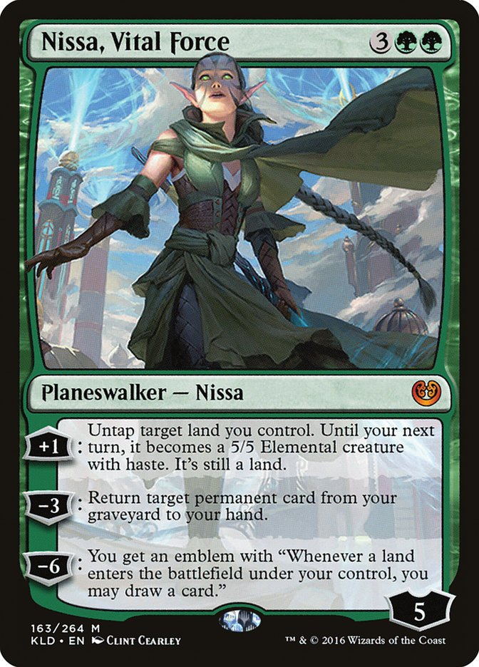 Nissa, Vital Force [Kaladesh] | Jomio and Rueliete's Cards and Comics