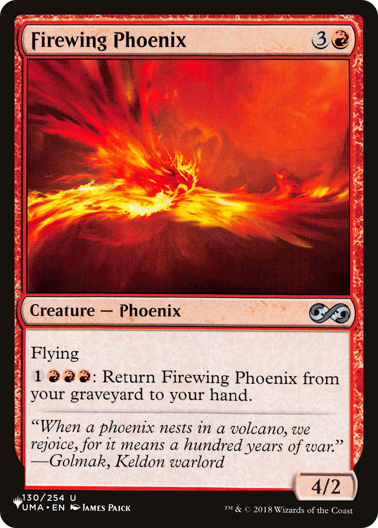 Firewing Phoenix [The List] | Jomio and Rueliete's Cards and Comics