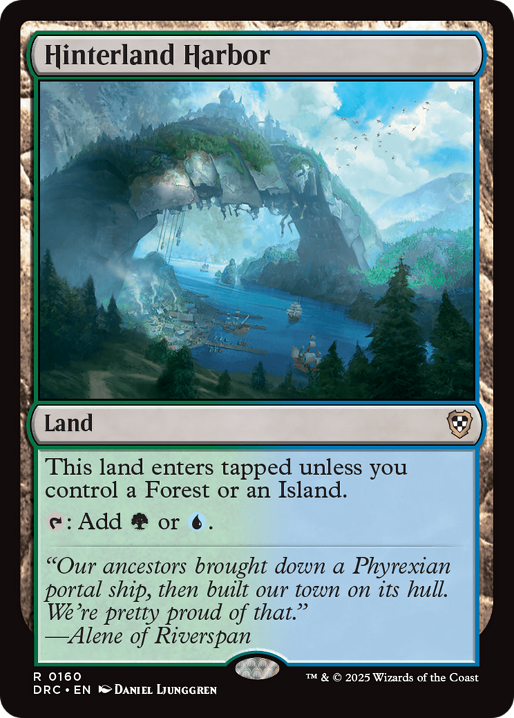 Hinterland Harbor [Aetherdrift Commander] | Jomio and Rueliete's Cards and Comics
