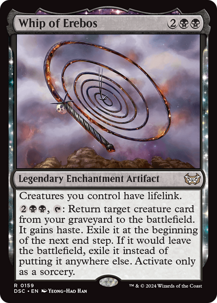 Whip of Erebos [Duskmourn: House of Horror Commander] | Jomio and Rueliete's Cards and Comics