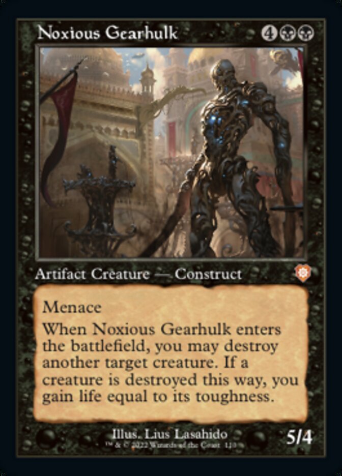 Noxious Gearhulk (Retro) [The Brothers' War Commander] | Jomio and Rueliete's Cards and Comics