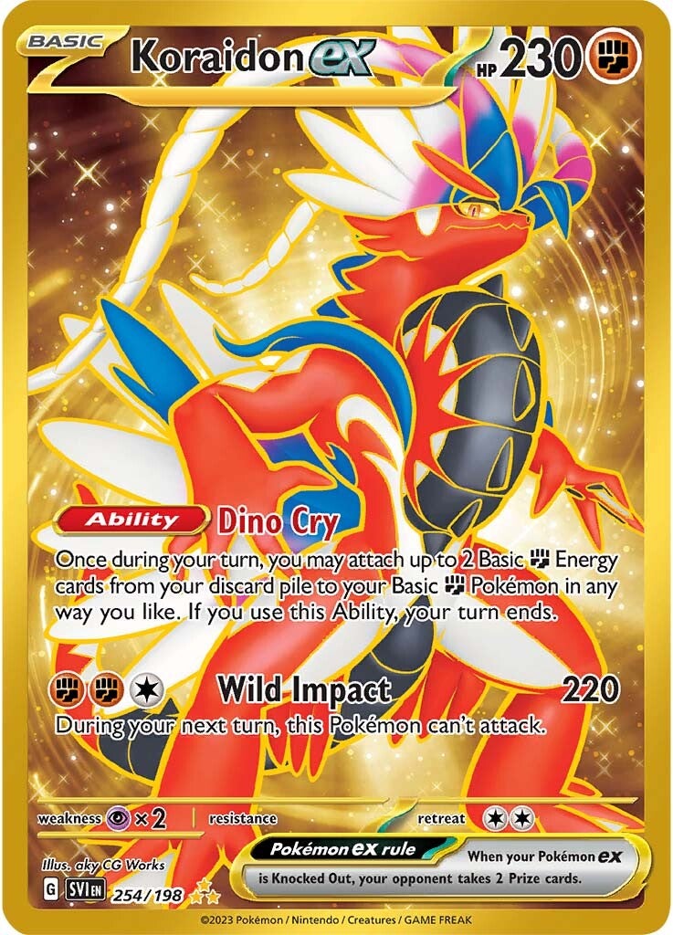 Koraidon ex (254/198) [Scarlet & Violet: Base Set] | Jomio and Rueliete's Cards and Comics