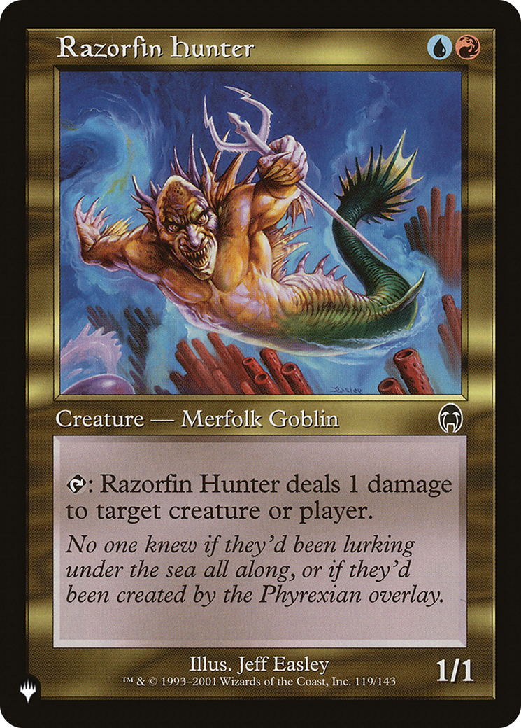 Razorfin Hunter [The List] | Jomio and Rueliete's Cards and Comics