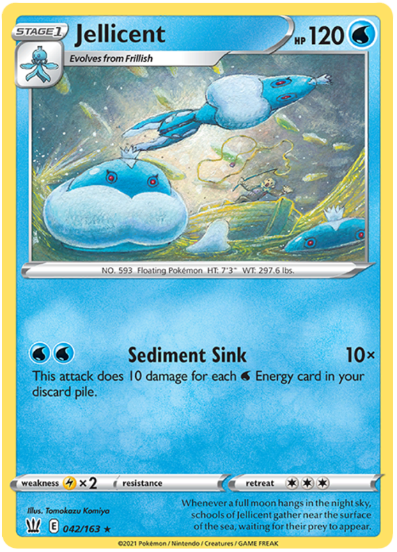 Jellicent (042/163) [Sword & Shield: Battle Styles] | Jomio and Rueliete's Cards and Comics