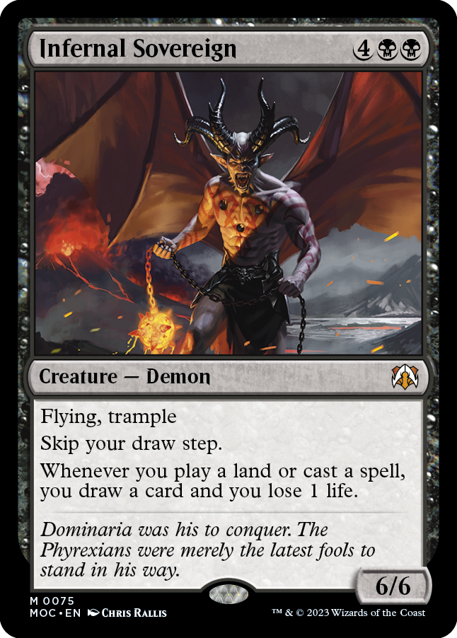 Infernal Sovereign [March of the Machine Commander] | Jomio and Rueliete's Cards and Comics