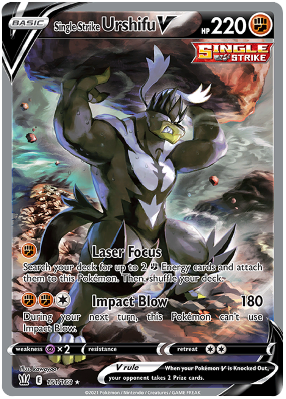 Single Strike Urshifu V (151/163) [Sword & Shield: Battle Styles] | Jomio and Rueliete's Cards and Comics