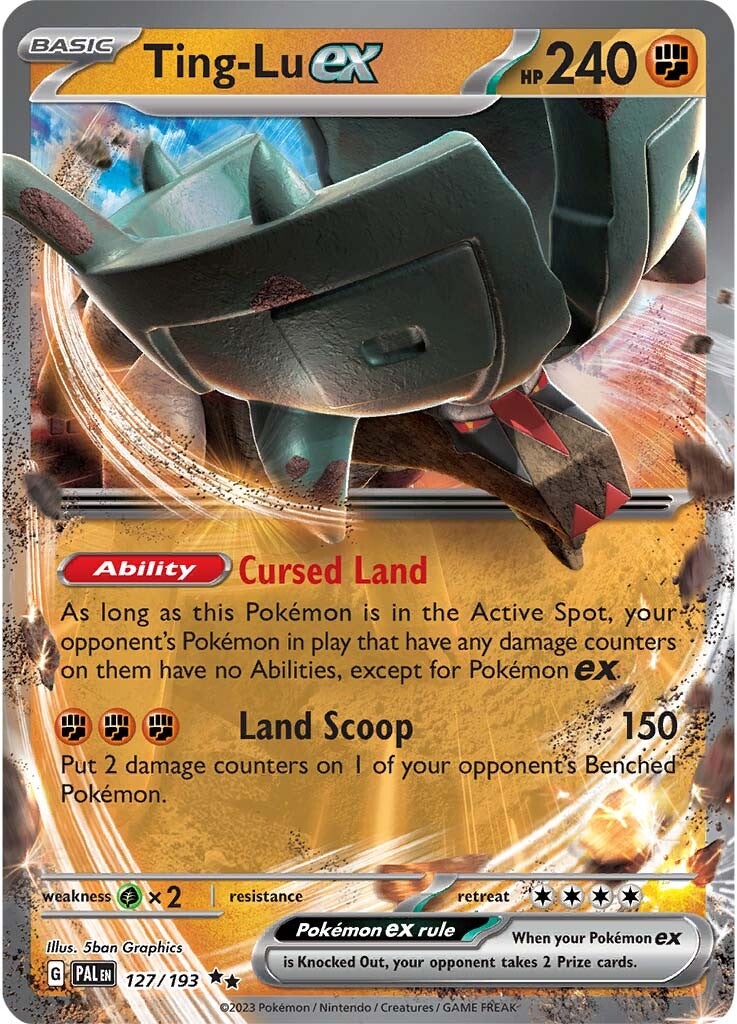 Ting-Lu ex (127/193) [Scarlet & Violet: Paldea Evolved] | Jomio and Rueliete's Cards and Comics
