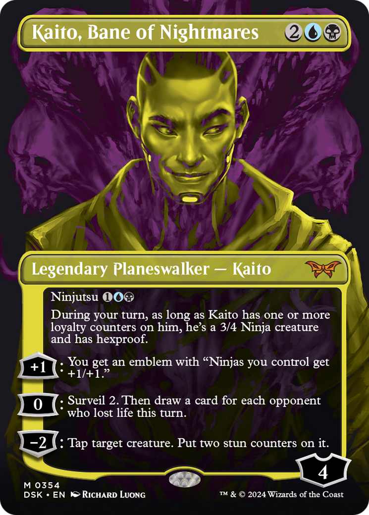 Kaito, Bane of Nightmares (Showcase) [Duskmourn: House of Horror] | Jomio and Rueliete's Cards and Comics