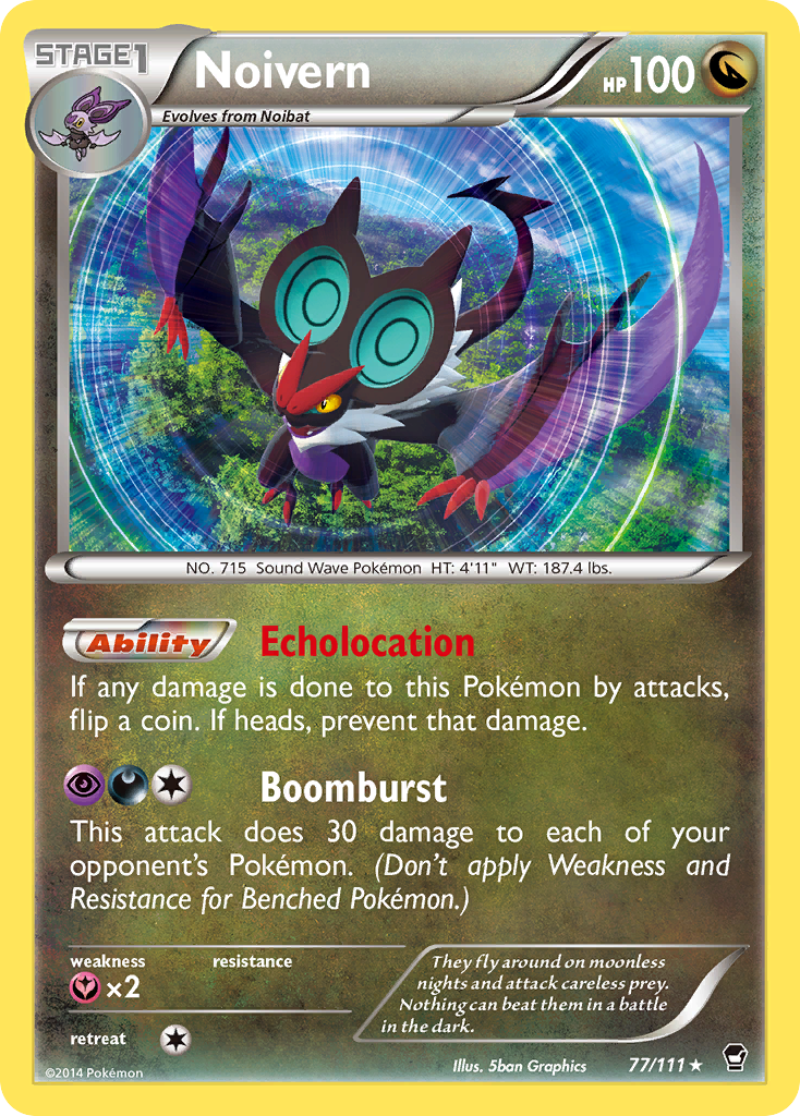 Noivern (77/111) [XY: Furious Fists] | Jomio and Rueliete's Cards and Comics