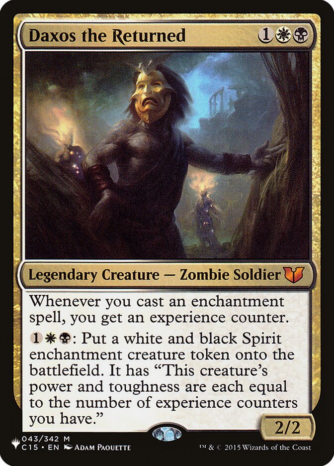 Daxos the Returned [The List] | Jomio and Rueliete's Cards and Comics
