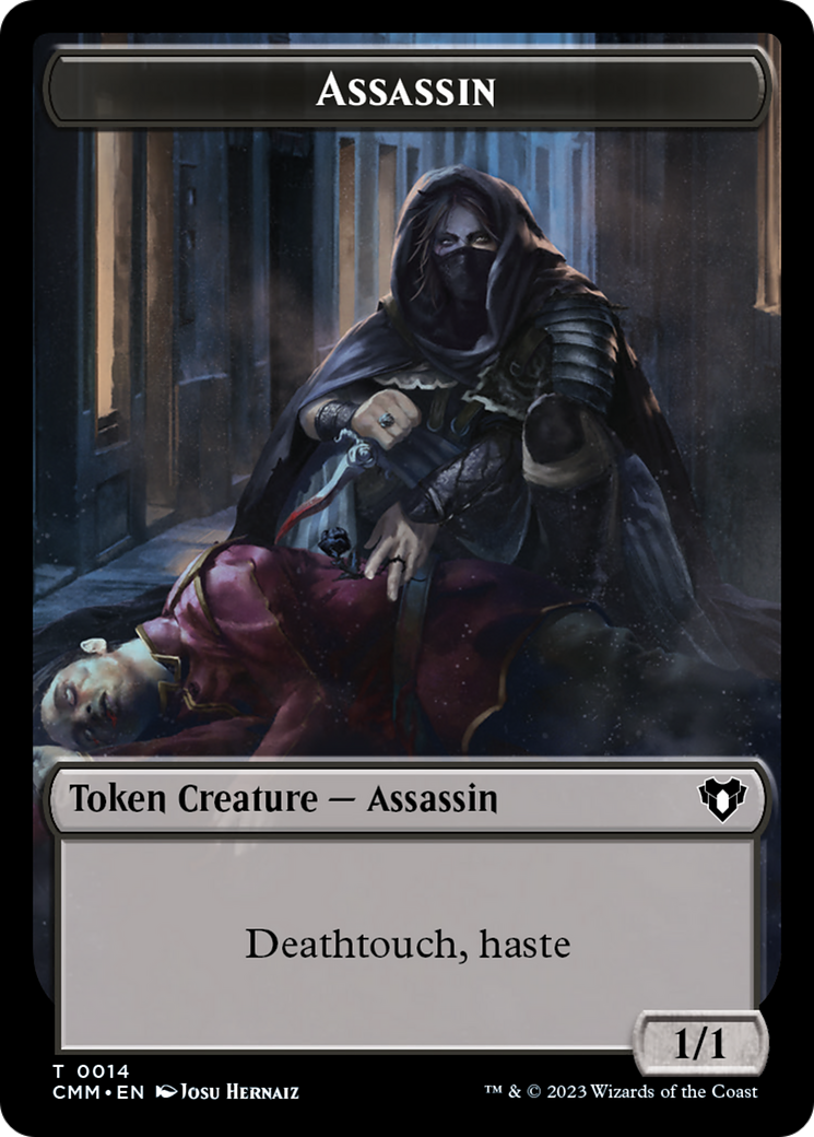 Assassin Token [Commander Masters Tokens] | Jomio and Rueliete's Cards and Comics