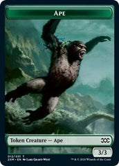 Ape // Elemental Double-Sided Token [Double Masters Tokens] | Jomio and Rueliete's Cards and Comics