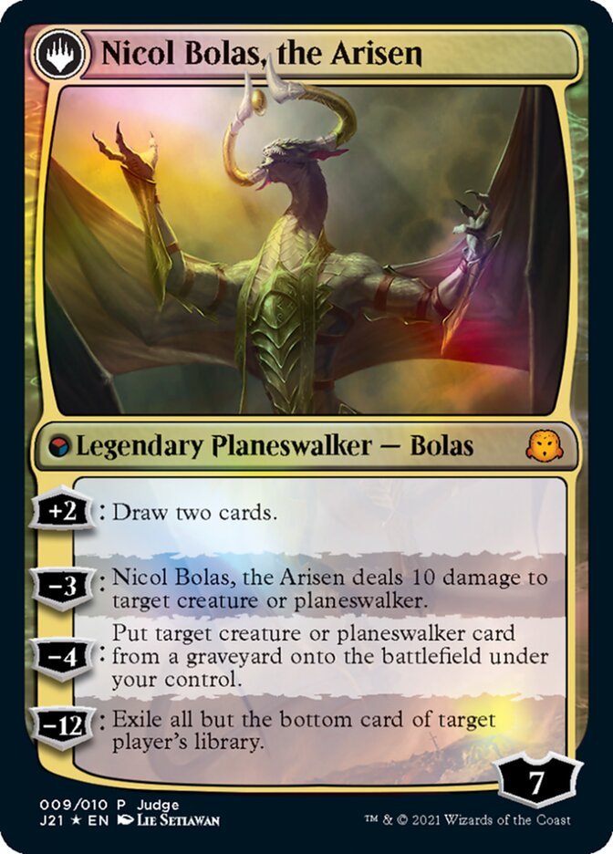 Nicol Bolas, the Ravager // Nicol Bolas, the Arisen [Judge Gift Cards 2021] | Jomio and Rueliete's Cards and Comics