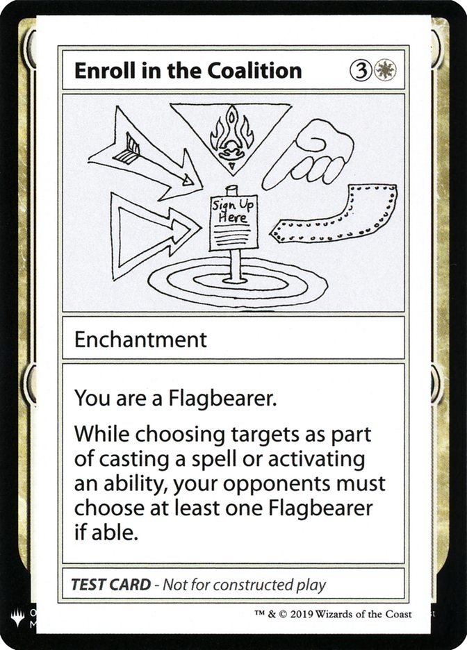 Enroll in the Coalition [Mystery Booster Playtest Cards] | Jomio and Rueliete's Cards and Comics