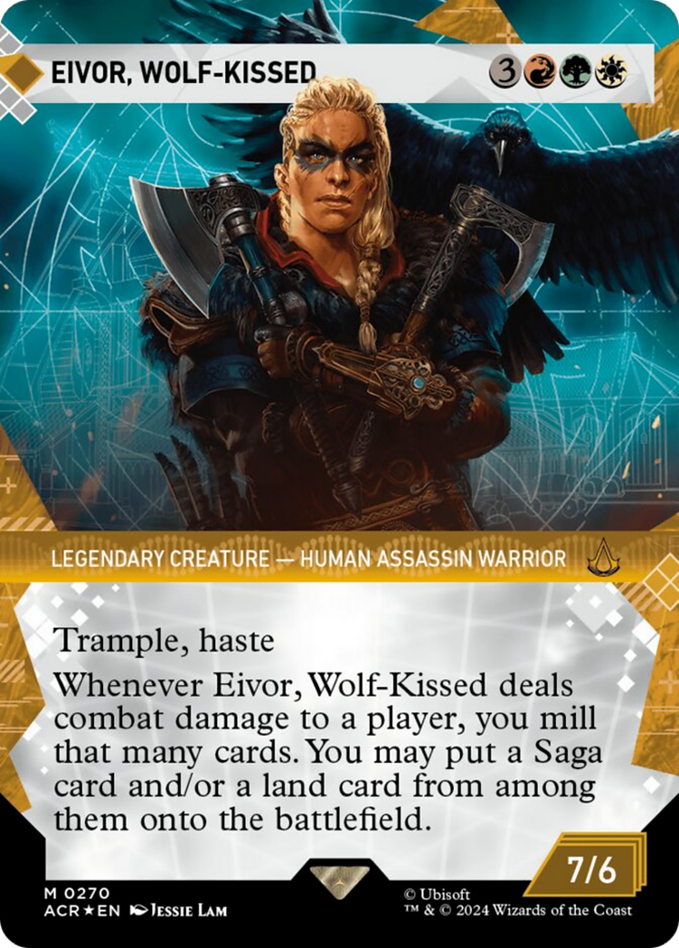 Eivor, Wolf-Kissed (Showcase) (Textured Foil) [Assassin's Creed] | Jomio and Rueliete's Cards and Comics