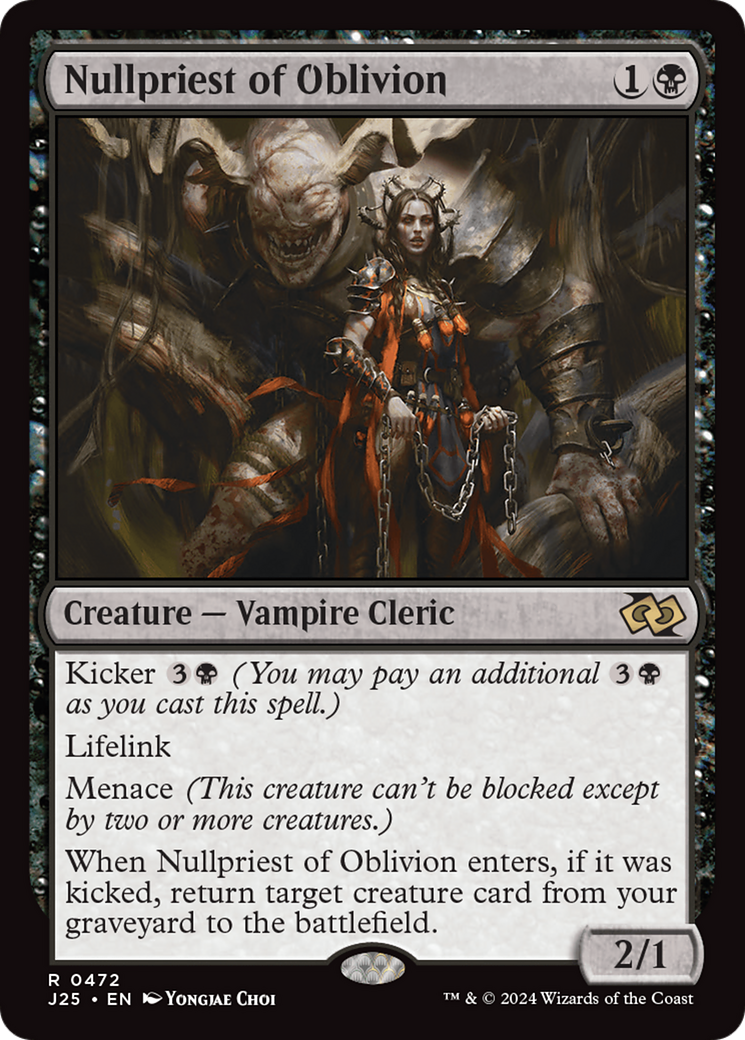 Nullpriest of Oblivion [Foundations Jumpstart] | Jomio and Rueliete's Cards and Comics