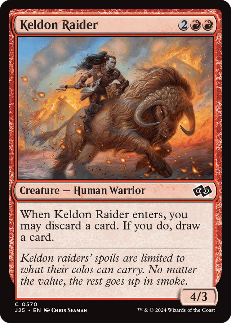 Keldon Raider [Foundations Jumpstart] | Jomio and Rueliete's Cards and Comics