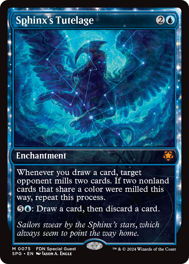 Sphinx's Tutelage (Showcase) [Foundations Special Guests] | Jomio and Rueliete's Cards and Comics