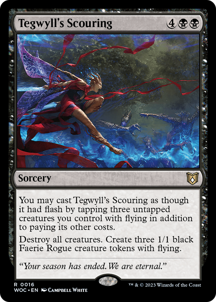 Tegwyll's Scouring [Wilds of Eldraine Commander] | Jomio and Rueliete's Cards and Comics