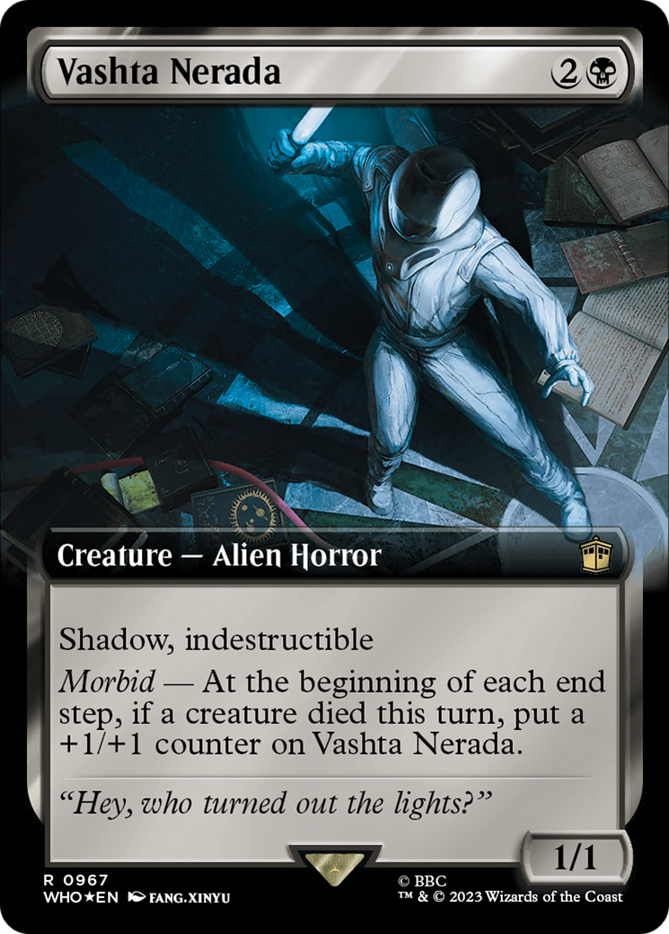 Vashta Nerada (Extended Art) (Surge Foil) [Doctor Who] | Jomio and Rueliete's Cards and Comics