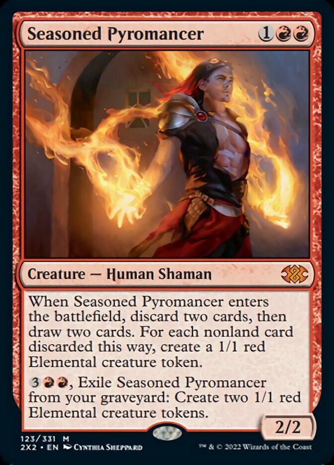 Seasoned Pyromancer [Double Masters 2022] | Jomio and Rueliete's Cards and Comics