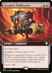 Hexplate Wallbreaker (Extended Art) [Phyrexia: All Will Be One Commander] | Jomio and Rueliete's Cards and Comics