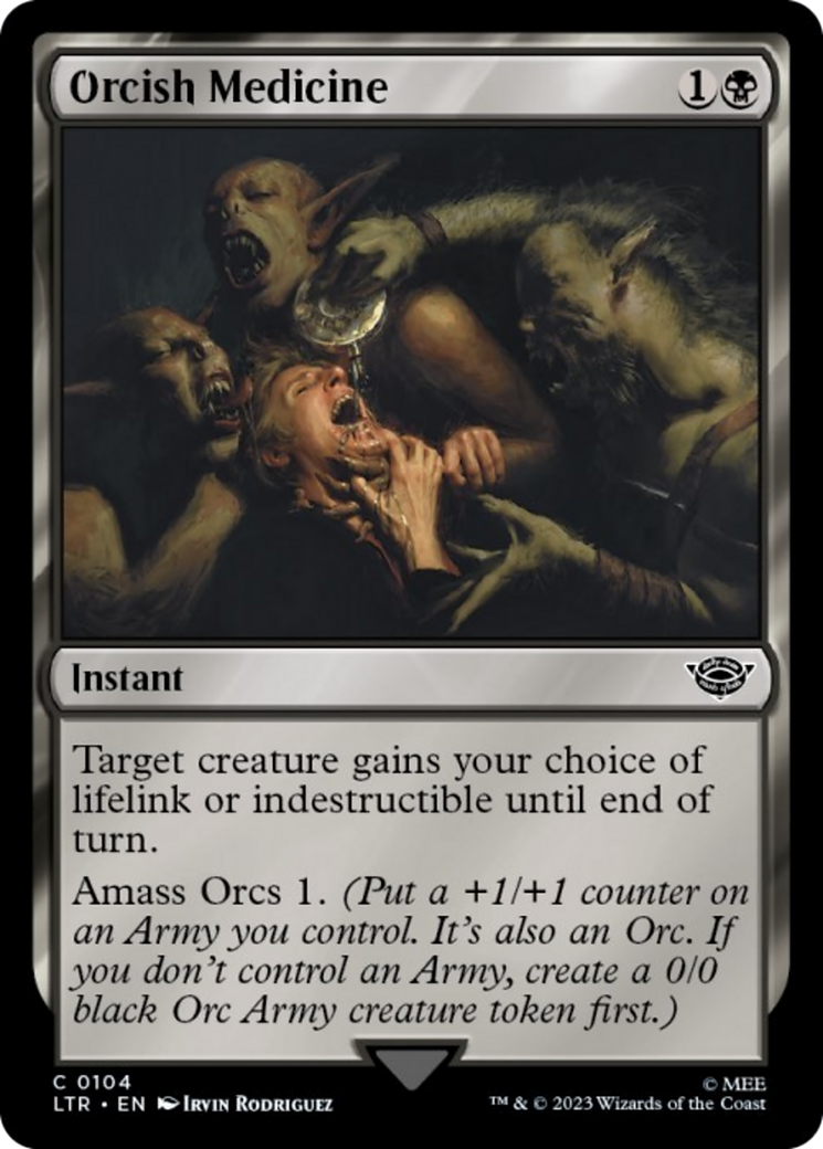 Orcish Medicine [The Lord of the Rings: Tales of Middle-Earth] | Jomio and Rueliete's Cards and Comics