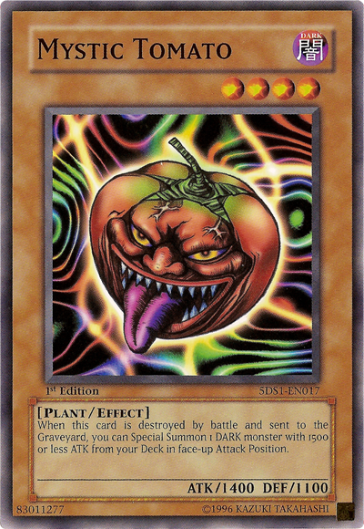Mystic Tomato [5DS1-EN017] Common | Jomio and Rueliete's Cards and Comics