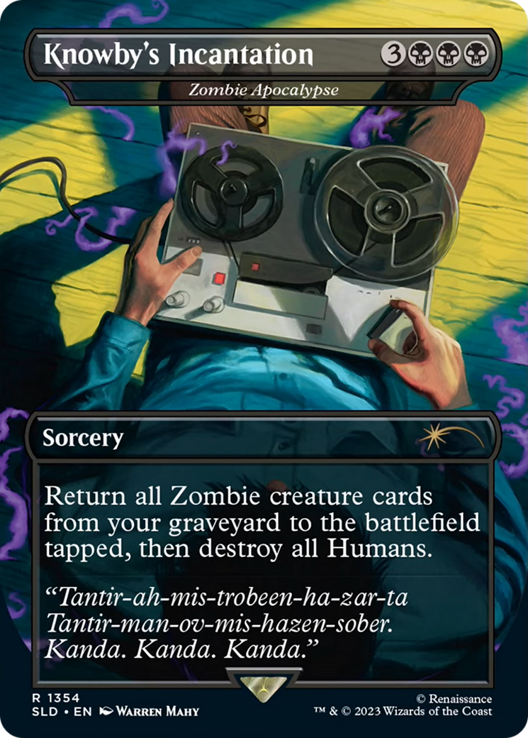 Knowby's Incantation - Zombie Apocalypse [Secret Lair Drop Series] | Jomio and Rueliete's Cards and Comics