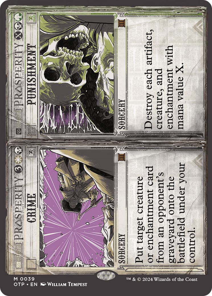Crime // Punishment [Outlaws of Thunder Junction: Breaking News] | Jomio and Rueliete's Cards and Comics