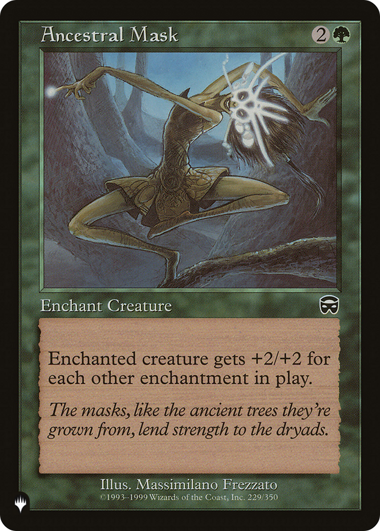 Ancestral Mask (MMQ) [The List] | Jomio and Rueliete's Cards and Comics
