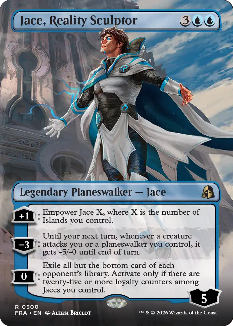 Jace, Reality Sculptor (Borderless) [Reality Fracture] | Jomio and Rueliete's Cards and Comics