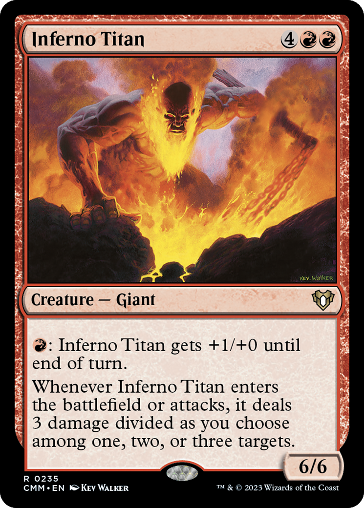 Inferno Titan [Commander Masters] | Jomio and Rueliete's Cards and Comics