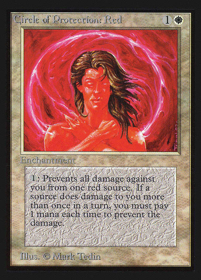 Circle of Protection: Red [International Collectors' Edition] | Jomio and Rueliete's Cards and Comics